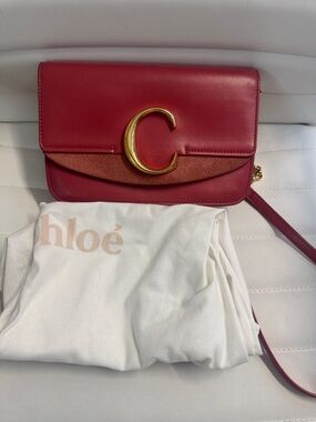 Chloe C Small Leather Shoulder Bag